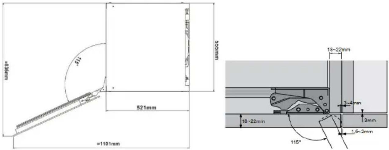 Witt WI6060T2B26 - WI60182H-2P101 avec porte ouverte - 1