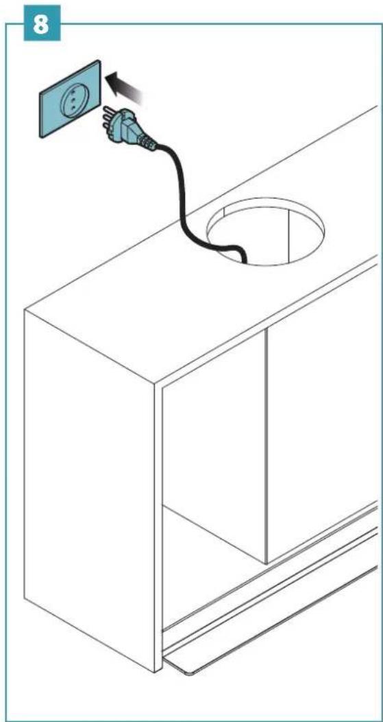 FALMEC Virgola Touch NRS - - Installazione valvola di non ritorno - 7