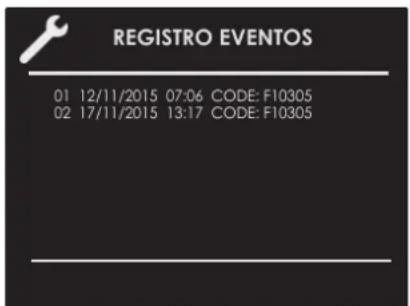 Fulgor Milano FUTO 310 TEM IX - Registro de eventos - 1