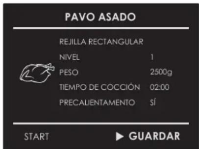 Fulgor Milano FUTO 310 TEM IX - Guardar una receta personalizada: - 3