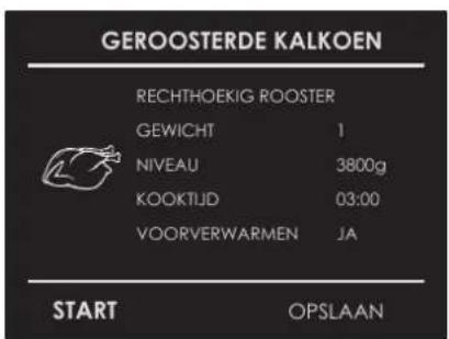 Fulgor Milano FUTO 310 TEM IX - Selecteer een reeds ingesteld recept: - 1