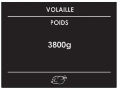 VOLAILLE POIDS 3800g