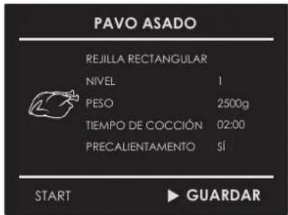 Fulgor Milano FUTMO 310 TEM IX - Guardar una receta personalizada: - 3