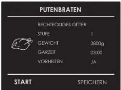 Fulgor Milano FUTMO 310 TEM IX - Ein vorhandenes Rezept auswählen: - 1