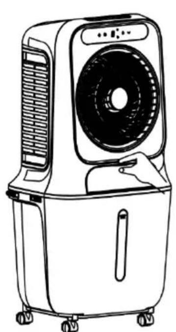 Be Cool BC25ACP2501W - Filling up the water - 1