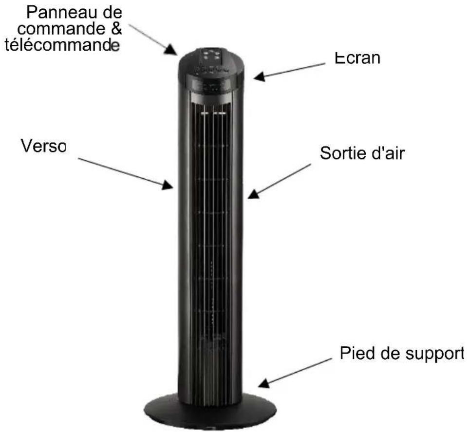 Be Cool BC29TFRC - DESCRIPTION DE L'APPAREIL - 1