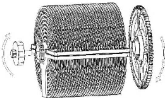 Be Cool BCAW2402 - Disassembly of the roller filter: - 1