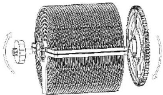 Be Cool BCAW2402 - Zerlegung des Rollerfilters: - 1