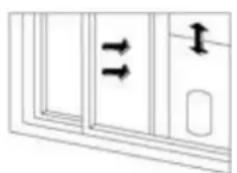 BLUEPALM BPPAC7000FW - Fitting the window track - 2