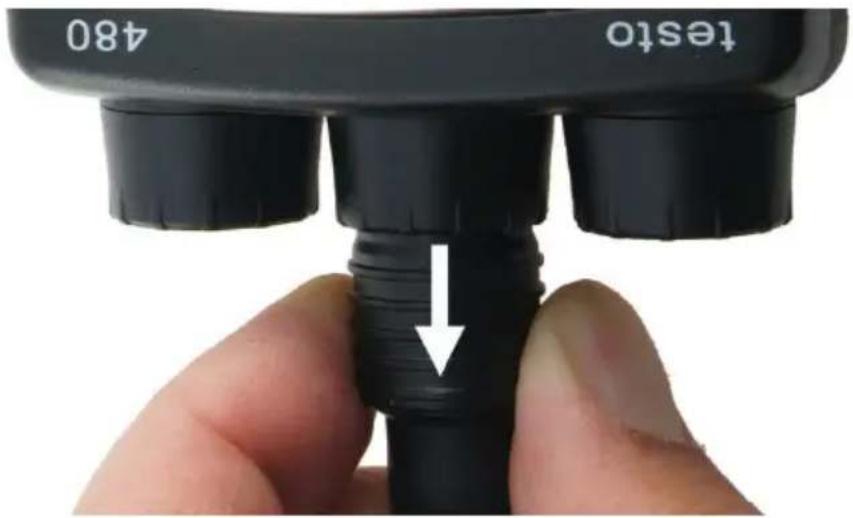 Testo 480 - Retirer les sondes / capteurs - 1