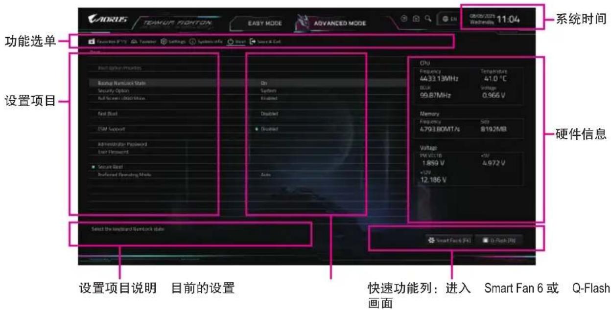 GIGABYTE B850 EAGLE ICE - Advanced Mode - 1