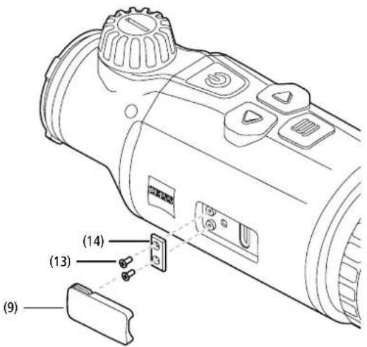 ZEISS DTC 3/25 - USB-suojuksen vaihtaminen - 1