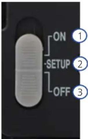 ZEISS Secacam 3 - Posizioni degli interruttori - 1