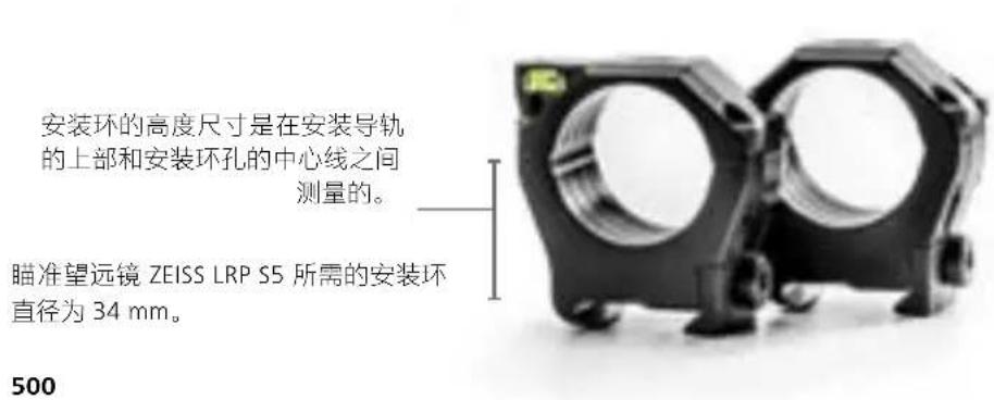 ZEISS LRP S5 318-50 - ZEISS 内置防倾斜水平仪的精密镜环 - 1