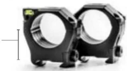 ZEISS LRP S5 318-50 - Anelli di precisione ZEISS Precision Rings con livella a bolla per evitare l'inclinazione - 1