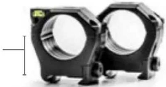 ZEISS LRP S5 318-50 - ZEISS Precision Rings with Integral Anti-cant Bubble Level - 1