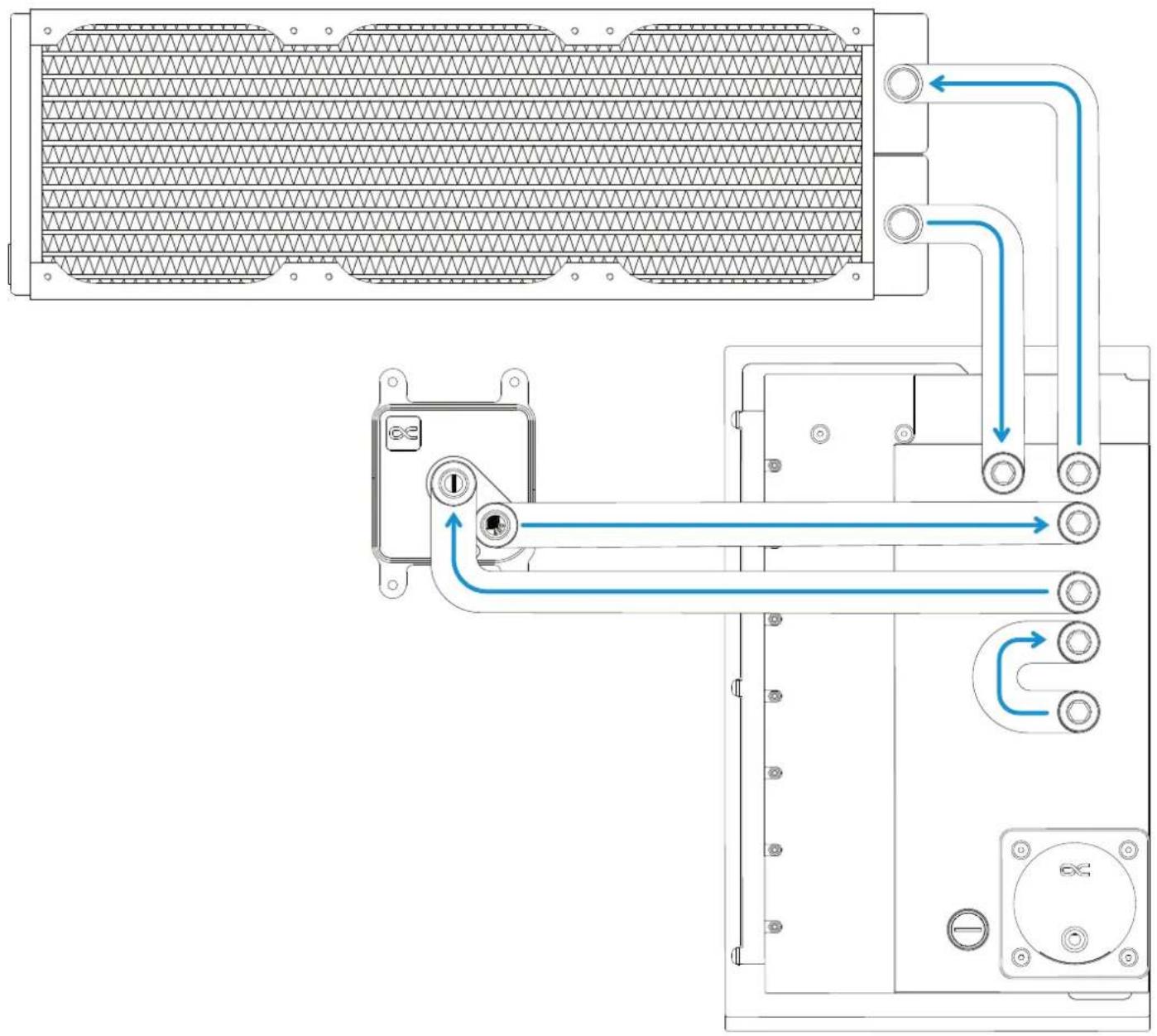 Alphacool Apex Distro Plate Y60 - 5