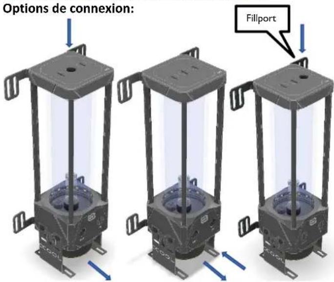 Alphacool Eisbecher Aurora D5 150mm Acetal/Glas - Assemblée Eisbecher 2 Aurora Glass - 7