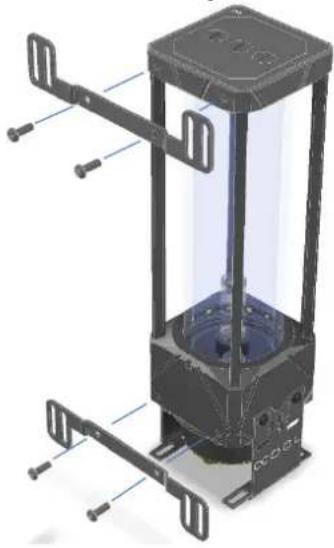 Alphacool Eisbecher Aurora D5 150mm Acetal/Glas - Assembly material - 15