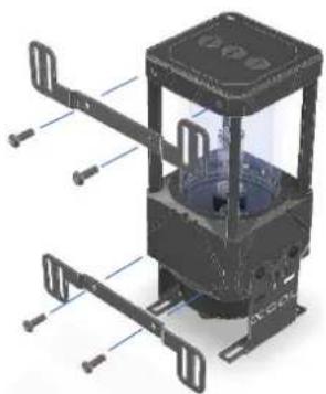 Alphacool Eisbecher Aurora D5 150mm Acetal/Glas - Assembly material - 16