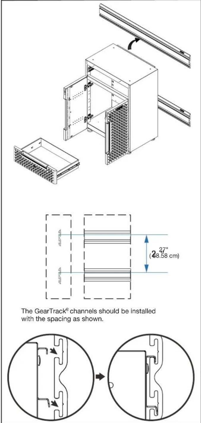 Gladiator GANF04WFMTS - Install the 24" 1-drawer 2-door Base Cabinet - 2