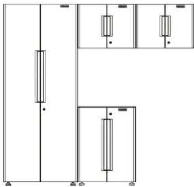 Gladiator GANF04WFMTS - GLADIATOR® FLEX CABINET SYSTEMS - 7