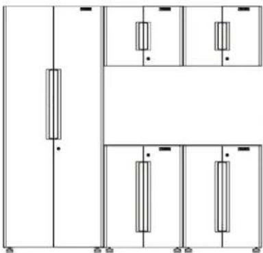 Gladiator GANF04WFMTS - GLADIATOR® FLEX CABINET SYSTEMS - 8