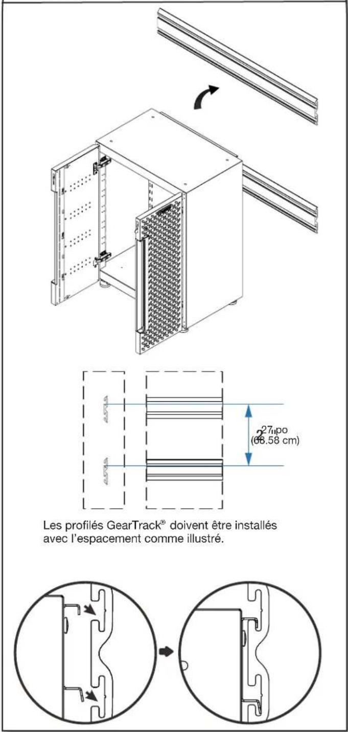 Gladiator GANF03WFMTS - Installer l'armoire du bas à 2 portes de 24 po - 2