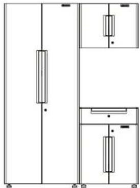 Gladiator GANF03WFMTS - GLADIATOR® FLEX CABINET SYSTEMS - 6