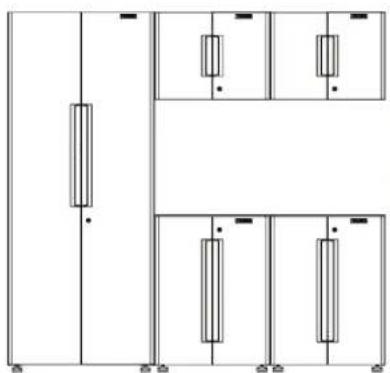 Gladiator GANF03WFMTS - SISTEMAS DE GABINETE GLADIATOR® FLEX - 6