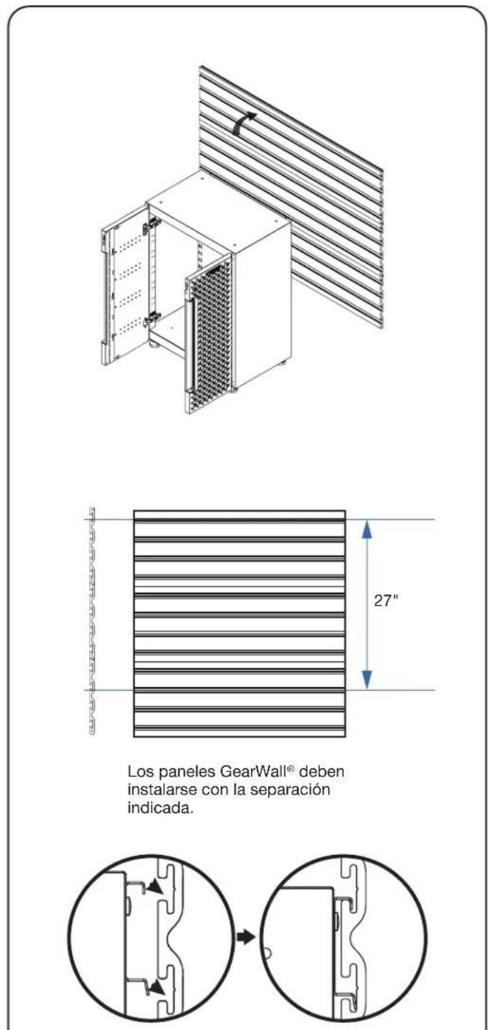 Gladiator GANF03WFMTS - INSTALE EL GABINETE EN EL PANEL GLADIATOR® GEARWALL® - 2