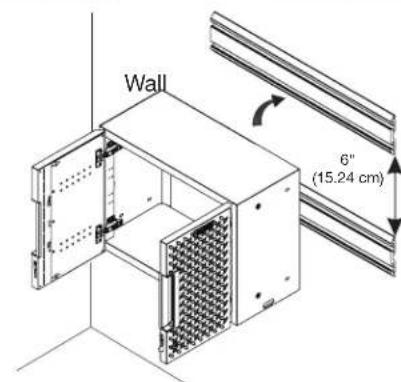 Gladiator GANF04WCMTS - Hang the wall cabinet onto the GearTrack® channels. - 1