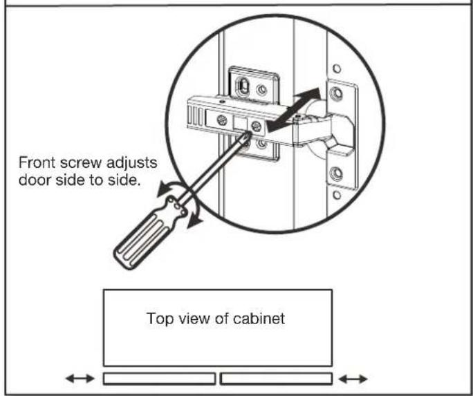 Gladiator GANF04WCMTS - Adjusting the Door (if required) - 2