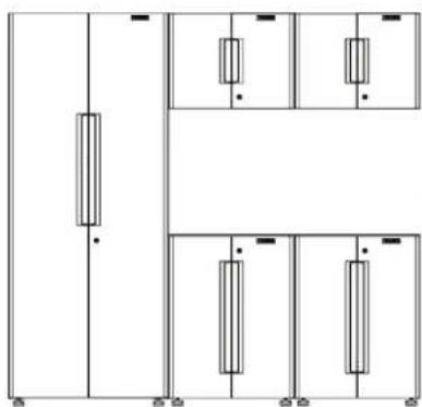 Gladiator GANF04WCMTS - SISTEMAS DE GABINETE GLADIATOR® FLEX - 6