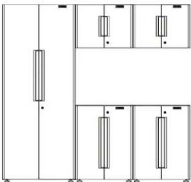 Gladiator GANF04WCMTS - GLADIATOR® FLEX CABINET SYSTEMS - 8