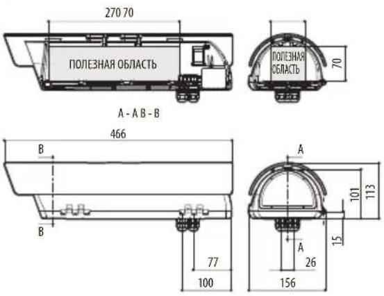 Videotec VERSO COMPACT - Технические чертежи - 2