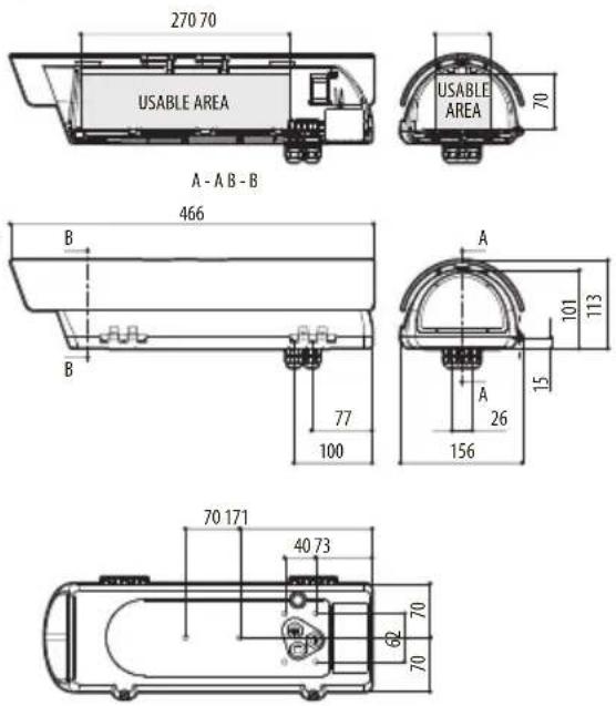 Videotec VERSO COMPACT - Technical drawings - 2