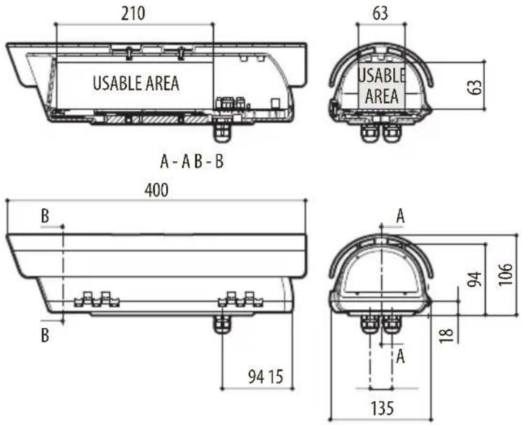Videotec VERSO COMPACT - Technical drawings - 3