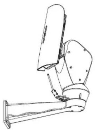 Videotec WASPT - Montagebeispiele der Scheibenwaschanlage - 1