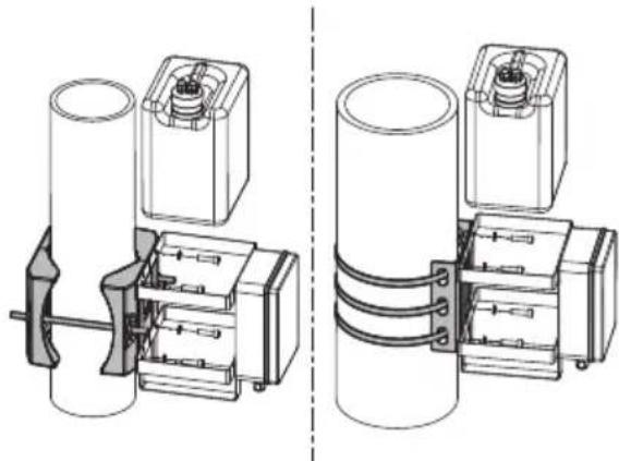Videotec WASPT - Fastening of the metal cage - 3
