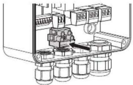 Videotec WASPT - Replacing the fuse on the pump inlet - 2