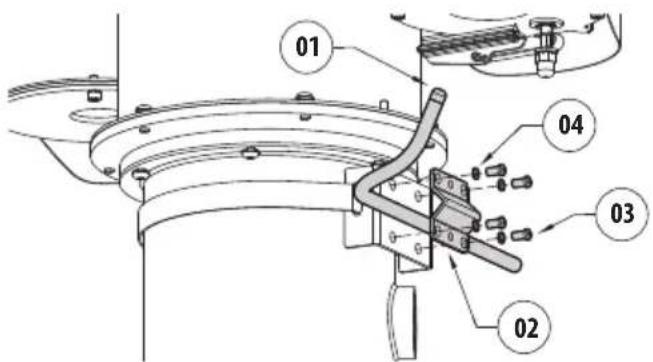 Videotec WASPT - Installazione del lavavetro (famiglia NXPTZ SERIES2) - 7