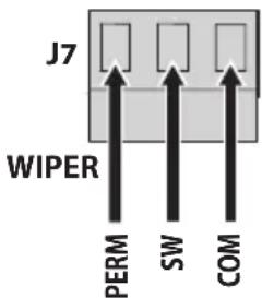 Videotec WASPT - Anschluss des Scheibenwischers - 3