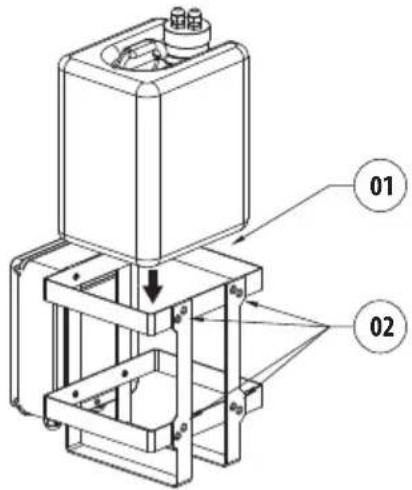Videotec WASPT - Fissaggio della gabbia metallica - 4
