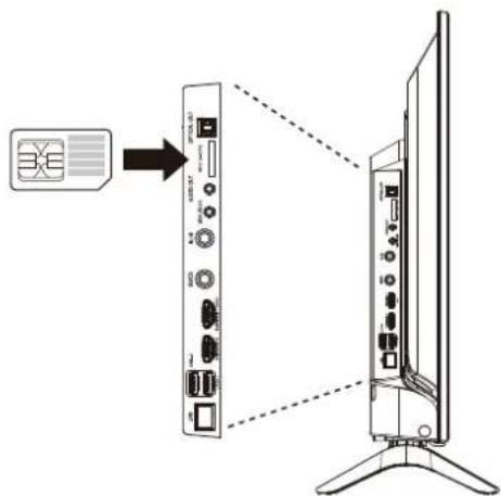 Qriom QRK-40W2KST - miniB-CAS カードを入れる - 1