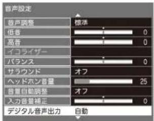Qriom QRT-32W2K - デジタル音声出力の設定 - 1