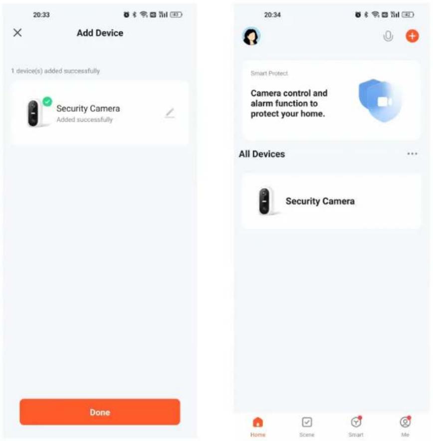 DENVER IOC-224 - Ajout d'une caméra Wi-Fi intelligente : - 5