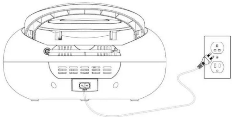 DENVER TDB-212 - Alimentation en courant alternatif - 1