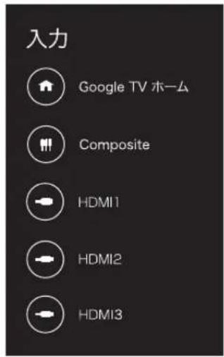 Qriom QRH-50TL4K - ■ 外部入力の利用 - 1