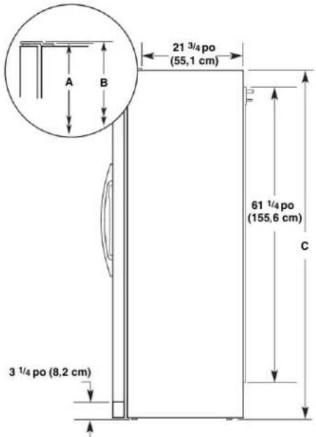 WHIRLPOOL WRS315SDHW - Pièces nécessaires : - 3